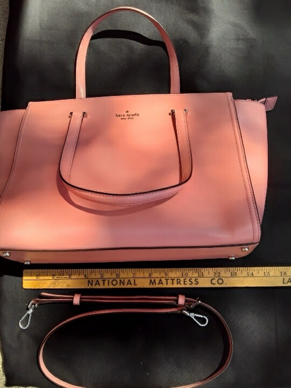 Kate Spade Patterson Drive Geraldine satchel Pink Leather EUC